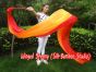 1 piece 4m (4.4 yards) long stripes Fire worship silk throw streamer