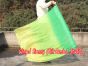 spinning silk flag poi 103cm (40") for Worship & Praise, Emerald