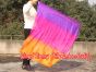 spinning silk flag poi 103cm (40") for Worship & Praise, Golden Violet