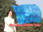 spinning silk flag poi 103cm (40") for Worship & Praise, Blue Moon