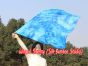 spinning silk flag poi 103cm (40") for Worship & Praise, Blue Moon