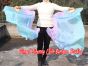 1 pair 1.1m (43") pastel Mystery long stripes silk fan veils for kids