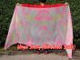 1 piece pastel Rose tie-dye 5 Mommes belly dance silk veil 