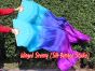 1 pair 1.8m (71") Mystery belly dance silk fan veils