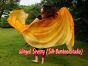 1 piece orange shading 5 Mommes belly dance silk veil 