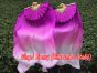 1 pair 1.1m (43") magenta fading silk fan veils for kids