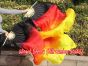 1 pair 1.5m (59") Illumination belly dance silk fan veil