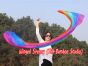 1 Piece Rainbow Plus 2.7m (3yds) dance silk veil poi