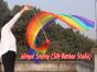 1 Piece Rainbow 2.7m (3yds) dance silk veil poi