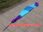 1 piece 250 cm (98") purple-turquoise-blue-turquoise-purple worship silk throw streamer