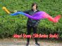 250 cm (98") orange-blue-purple-red worship silk throw streamer