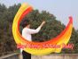 1 Piece Fire 2.3m (90") dance silk veil poi