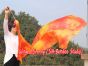 1 Piece Flame 2.3m (90") dance silk veil poi