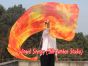 1 Piece Flame 2.3m (90") dance silk veil poi