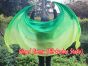 1 piece Emerald 5 Mommes colorful belly dance silk veil 