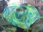 1 piece Breeze tie-dye 5 Mommes belly dance silk veil 