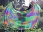 1 piece Serenity tie-dye 5 Mommes belly dance silk veil 