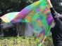 1 piece Serenity tie-dye 5 Mommes belly dance silk veil 