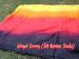 black-red-orange-yellow silk fabric by yard