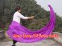 1 Piece purple 2.3m (90") dance silk veil poi