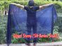 1 piece navy blue 5 Mommes belly dance silk veil 