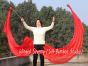 1 Piece red 2.3m (90") dance silk veil poi