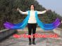 1 Piece Mystery 1.35m (53") dance silk veil poi