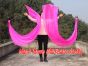 1 Piece pink 2.3m (90") dance silk veil poi