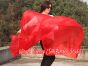 1 piece red 5 Mommes belly dance silk veil 