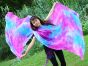 1 piece Mermaid Fantasy tie-dye 5 Mommes belly dance silk veil 