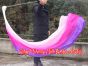 1 Piece white-pink-purple 1.8m (70") dance silk veil poi