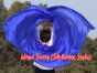 1 piece blue 5 Mommes belly dance silk veil 