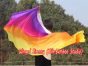 1 piece yellow-orange-pink-purple 5 Mommes colorful belly dance silk veil 