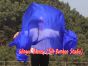 1 piece blue 5 Mommes belly dance silk veil 