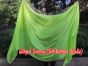 1 piece lime green 5 Mommes belly dance silk veil 