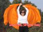 1 piece orange 5 Mommes belly dance silk veil 