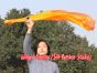 1 Piece orange 1.35m (53") dance silk veil poi