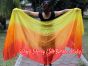 1 piece Fire 5 Mommes colorful belly dance silk veil 