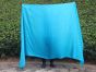 turquoise 5 Mommes 2.7m*1.4m (3 yds x 55") belly dance silk veil 