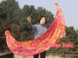 1 Piece Copper 1.8m (70") dance silk veil poi