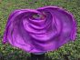 purple 5 Mommes 2.7m*1.4m (3 yds x 55") belly dance silk veil 