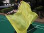 yellow 5 Mommes 2.7m*1.4m (3 yds x 55") belly dance silk veil 