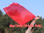 1pc 81cm (32") spinning silk flag poi for Worship & Praise, red