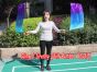 1pc 81cm (32") spinning silk flag poi for Worship & Praise, Mystery