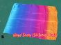 1pc 81cm (32") spinning silk flag poi for Worship & Praise, Iridescence