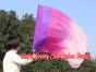 1pc 81cm (32") spinning silk flag poi for Worship & Praise, Prosperity