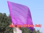 Spinning silk flag poi 174cm (68") for Worship & Praise, purple