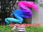 1 piece 250 cm (98") turquoise-blue-purple-pink worship silk throw streamer