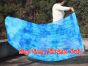 Spinning silk flag poi 174cm (68") for Worship & Praise, Blue Moon