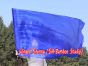 Spinning silk flag poi 174cm (68") for Worship & Praise, blue